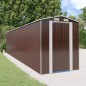 vidaXL Geräteschuppen Dunkelbraun 192x855x223 cm Verzinkter Stahl vidaXL Geräteschuppen Dunkelbraun 192x855x223 cm Verzinkter Stahl
