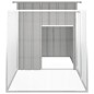 vidaXL Kaninchenkäfig Grau 200x91x100 cm Verzinkter Stahl vidaXL Kaninchenkäfig Grau 200x91x100 cm Verzinkter Stahl