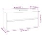 vidaXL Waschbeckenschrank mit Einbaubecken Braun Eiche Holzwerkstoff vidaXL Waschbeckenschrank mit Einbaubecken Braun Eiche Holzwerkstoff