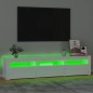 vidaXL TV-Schrank mit LED-Leuchten Hochglanz-Weiß 180x35x40 cm vidaXL TV-Schrank mit LED-Leuchten Hochglanz-Weiß 180x35x40 cm