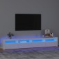 vidaXL TV-Schrank mit LED-Leuchten Hochglanz-Weiß 240x35x40 cm vidaXL TV-Schrank mit LED-Leuchten Hochglanz-Weiß 240x35x40 cm