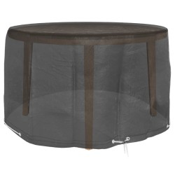 vidaXL Gartenmöbel-Abdeckungen 2 Stk. 6 Ösen Ø125x75 cm Rund