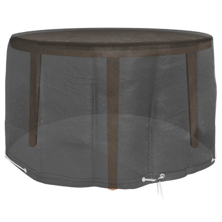 vidaXL Gartenmöbel-Abdeckungen 2 Stk. 6 Ösen Ø125x75 cm Rund