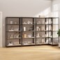 vidaXL Regale mit 5 Böden 4 Stk. Anthrazit Stahl & Holzwerkstoff vidaXL Regale mit 5 Böden 4 Stk. Anthrazit Stahl & Holzwerkstoff