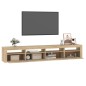 vidaXL TV-Schrank mit LED-Leuchten Sonoma-Eiche 240x35x40 cm vidaXL TV-Schrank mit LED-Leuchten Sonoma-Eiche 240x35x40 cm
