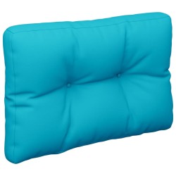 Palettenkissen Türkis 60x40x12 cm Stoff