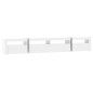 vidaXL TV-Schrank mit LED-Leuchten Hochglanz-Weiß 240x35x40 cm