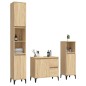 vidaXL 3-tlg. Badmöbel-Set Sonoma-Eiche Holzwerkstoff vidaXL 3-tlg. Badmöbel-Set Sonoma-Eiche Holzwerkstoff