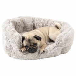 Jack and Vanilla Haustierkorb Shell L 55x42 cm Muschelgrau