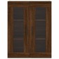 Highboard Braun Eichen-Optik 69,5x34x180 cm Holzwerkstoff Highboard Braun Eichen-Optik 69,5x34x180 cm Holzwerkstoff