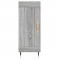 vidaXL Highboard Grau Sonoma 34,5x34x180 cm Holzwerkstoff vidaXL Highboard Grau Sonoma 34,5x34x180 cm Holzwerkstoff