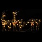 vidaXL LED-Rentier-Familien 2 Stk. 180 LEDs Warmweiß Rattan vidaXL LED-Rentier-Familien 2 Stk. 180 LEDs Warmweiß Rattan