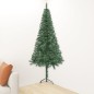 vidaXL Künstlicher Eck-Weihnachtsbaum mit Beleuchtung Grün 240 cm PVC vidaXL Künstlicher Eck-Weihnachtsbaum mit Beleuchtung Grün 240 cm PVC