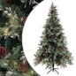vidaXL Weihnachtsbaum mit Beleuchtung und Kiefernzapfen 195 cm PVC&PE vidaXL Weihnachtsbaum mit Beleuchtung und Kiefernzapfen 195 cm PVC&PE