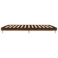 vidaXL Bettgestell ohne Matratze Braun Eiche 160x200 cm Holzwerkstoff vidaXL Bettgestell ohne Matratze Braun Eiche 160x200 cm Holzwerkstoff