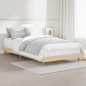 vidaXL Bettgestell ohne Matratze Sonoma-Eiche 100x200 cm Holzwerkstoff vidaXL Bettgestell ohne Matratze Sonoma-Eiche 100x200 cm Holzwerkstoff