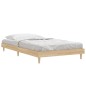 vidaXL Bettgestell ohne Matratze Sonoma-Eiche 100x200 cm Holzwerkstoff vidaXL Bettgestell ohne Matratze Sonoma-Eiche 100x200 cm Holzwerkstoff