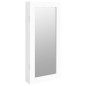 Schmuckschrank mit Spiegel Wandmontage Weiß 30x8,5x67 cm Schmuckschrank mit Spiegel Wandmontage Weiß 30x8,5x67 cm