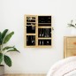 vidaXL Schmuckschrank mit Spiegel Wandmontage 30x8,5x67 cm vidaXL Schmuckschrank mit Spiegel Wandmontage 30x8,5x67 cm