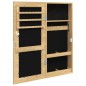 vidaXL Schmuckschrank mit Spiegel Wandmontage 30x8,5x67 cm vidaXL Schmuckschrank mit Spiegel Wandmontage 30x8,5x67 cm