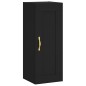 vidaXL Wandschrank Schwarz 34,5x34x90 cm Holzwerkstoff vidaXL Wandschrank Schwarz 34,5x34x90 cm Holzwerkstoff