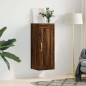 vidaXL Wandschrank Braun Eichen-Optik 34,5x34x90 cm Holzwerkstoff