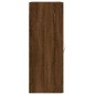 vidaXL Wandschrank Braun Eichen-Optik 34,5x34x90 cm Holzwerkstoff