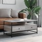 vidaXL Couchtisch Grau Sonoma 100x51x45 cm Holzwerkstoff vidaXL Couchtisch Grau Sonoma 100x51x45 cm Holzwerkstoff