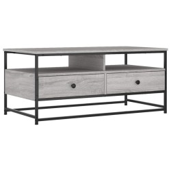 vidaXL Couchtisch Grau Sonoma 100x51x45 cm Holzwerkstoff