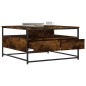 vidaXL Couchtisch Räuchereiche 80x80x45 cm Holzwerkstoff vidaXL Couchtisch Räuchereiche 80x80x45 cm Holzwerkstoff