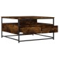 vidaXL Couchtisch Räuchereiche 80x80x45 cm Holzwerkstoff vidaXL Couchtisch Räuchereiche 80x80x45 cm Holzwerkstoff