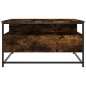 vidaXL Couchtisch Räuchereiche 80x80x45 cm Holzwerkstoff vidaXL Couchtisch Räuchereiche 80x80x45 cm Holzwerkstoff