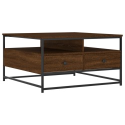 vidaXL Couchtisch Braun Eichen-Optik 80x80x45 cm Holzwerkstoff