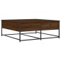 vidaXL Couchtisch Braun Eichen-Optik 100x99x40 cm Holzwerkstoff vidaXL Couchtisch Braun Eichen-Optik 100x99x40 cm Holzwerkstoff