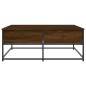 vidaXL Couchtisch Braun Eichen-Optik 100x99x40 cm Holzwerkstoff vidaXL Couchtisch Braun Eichen-Optik 100x99x40 cm Holzwerkstoff