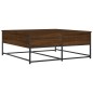 vidaXL Couchtisch Braun Eichen-Optik 100x99x40 cm Holzwerkstoff vidaXL Couchtisch Braun Eichen-Optik 100x99x40 cm Holzwerkstoff