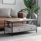 vidaXL Couchtisch Grau Sonoma 100x51x45 cm Holzwerkstoff vidaXL Couchtisch Grau Sonoma 100x51x45 cm Holzwerkstoff