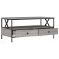vidaXL Couchtisch Grau Sonoma 100x51x45 cm Holzwerkstoff vidaXL Couchtisch Grau Sonoma 100x51x45 cm Holzwerkstoff