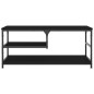 vidaXL Couchtisch Schwarz 90x49x40 cm Holzwerkstoff vidaXL Couchtisch Schwarz 90x49x40 cm Holzwerkstoff