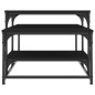 vidaXL Couchtisch Schwarz 102x60x45 cm Holzwerkstoff