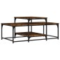 vidaXL Couchtisch Räuchereiche 102x60x45 cm Holzwerkstoff vidaXL Couchtisch Räuchereiche 102x60x45 cm Holzwerkstoff