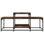 vidaXL Couchtisch Räuchereiche 102x60x45 cm Holzwerkstoff vidaXL Couchtisch Räuchereiche 102x60x45 cm Holzwerkstoff