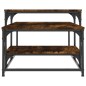 vidaXL Couchtisch Räuchereiche 102x60x45 cm Holzwerkstoff vidaXL Couchtisch Räuchereiche 102x60x45 cm Holzwerkstoff