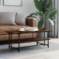 vidaXL Couchtisch Räuchereiche 100x50x40 cm Holzwerkstoff vidaXL Couchtisch Räuchereiche 100x50x40 cm Holzwerkstoff