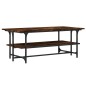 vidaXL Couchtisch Räuchereiche 100x50x40 cm Holzwerkstoff vidaXL Couchtisch Räuchereiche 100x50x40 cm Holzwerkstoff