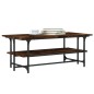 vidaXL Couchtisch Räuchereiche 100x50x40 cm Holzwerkstoff vidaXL Couchtisch Räuchereiche 100x50x40 cm Holzwerkstoff