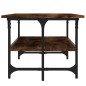 vidaXL Couchtisch Räuchereiche 100x50x40 cm Holzwerkstoff vidaXL Couchtisch Räuchereiche 100x50x40 cm Holzwerkstoff