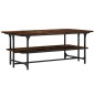 vidaXL Couchtisch Räuchereiche 100x50x40 cm Holzwerkstoff vidaXL Couchtisch Räuchereiche 100x50x40 cm Holzwerkstoff