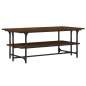 vidaXL Couchtisch Braun Eichen-Optik 100x50x40 cm Holzwerkstoff vidaXL Couchtisch Braun Eichen-Optik 100x50x40 cm Holzwerkstoff