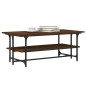 vidaXL Couchtisch Braun Eichen-Optik 100x50x40 cm Holzwerkstoff vidaXL Couchtisch Braun Eichen-Optik 100x50x40 cm Holzwerkstoff